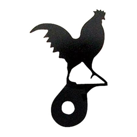 VILLAGE WROUGHT IRON Rooster Door Silhouette DHK-1